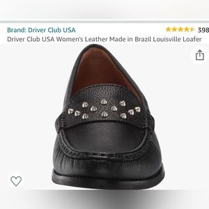 Driver Club USA Women's Leather Made in Brazil Louisville Loafer with spikes.